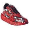 Giuseppe Zanotti Snake-Embossed Leather Sneaker Men Fashion Sneakers