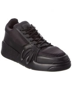 Giuseppe Zanotti Talon Nylon & Leather Sneaker Men Fashion Sneakers