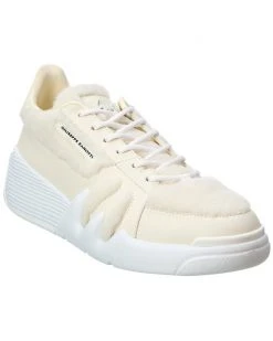 Giuseppe Zanotti Talon Leather & Shearling Sneaker Men Fashion Sneakers