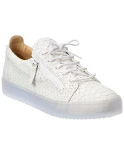 Giuseppe Zanotti May London Croc-Embossed Leather Sneaker Men Fashion Sneakers