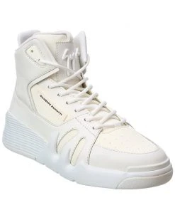 Giuseppe Zanotti Talon Canvas & Leather Sneaker Men Fashion Sneakers