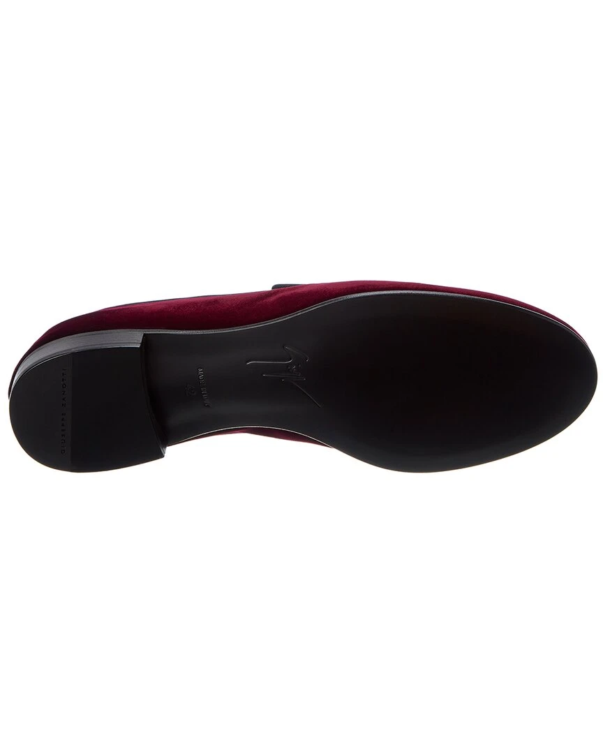 Giuseppe Zanotti Kevin Velvet Loafer Men Loafers & Slip Ons 6 Giuseppe Zanotti Kevin Velvet Loafer Men Loafers & Slip Ons - Image 4