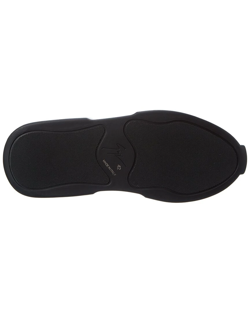 Giuseppe Zanotti Omnia Canvas & Leather Sneaker Men Fashion Sneakers 6 Giuseppe Zanotti Omnia Canvas & Leather Sneaker Men Fashion Sneakers - Image 4