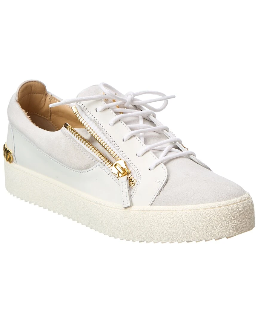 Giuseppe Zanotti May London Suede & Leather Sneaker Men Fashion Sneakers 3 Giuseppe Zanotti May London Suede & Leather Sneaker Men Fashion Sneakers