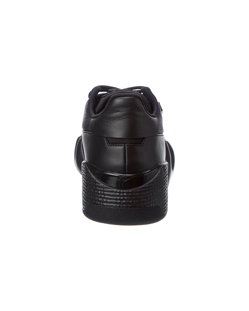 Giuseppe Zanotti Talon Canvas & Leather Sneaker Men Fashion Sneakers 5 Giuseppe Zanotti Talon Canvas & Leather Sneaker Men Fashion Sneakers - Image 3