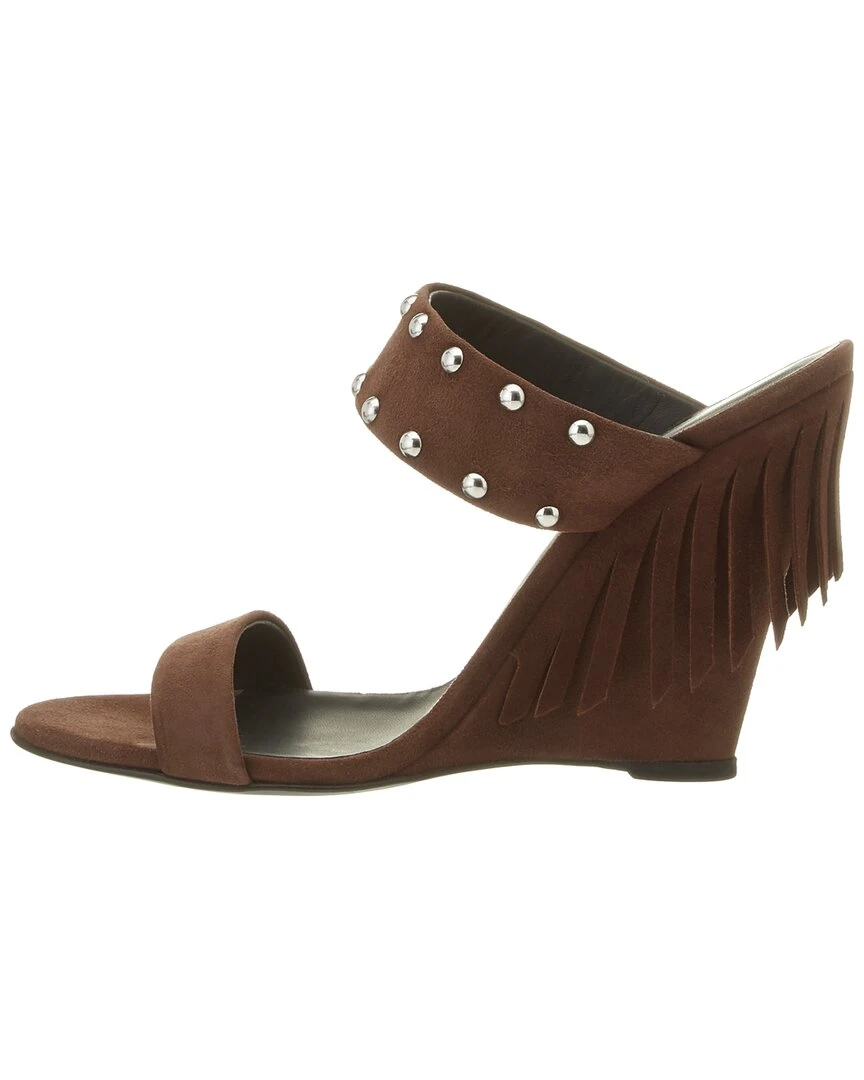 Giuseppe Zanotti Whitney Suede Fringe Wedge Sandal Women Heeled Sandals 4 Giuseppe Zanotti Whitney Suede Fringe Wedge Sandal Women Heeled Sandals - Image 2