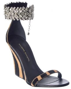Giuseppe Zanotti Jetaime 105 Haircalf Wedge Sandal Women Espadrilles & Wedges