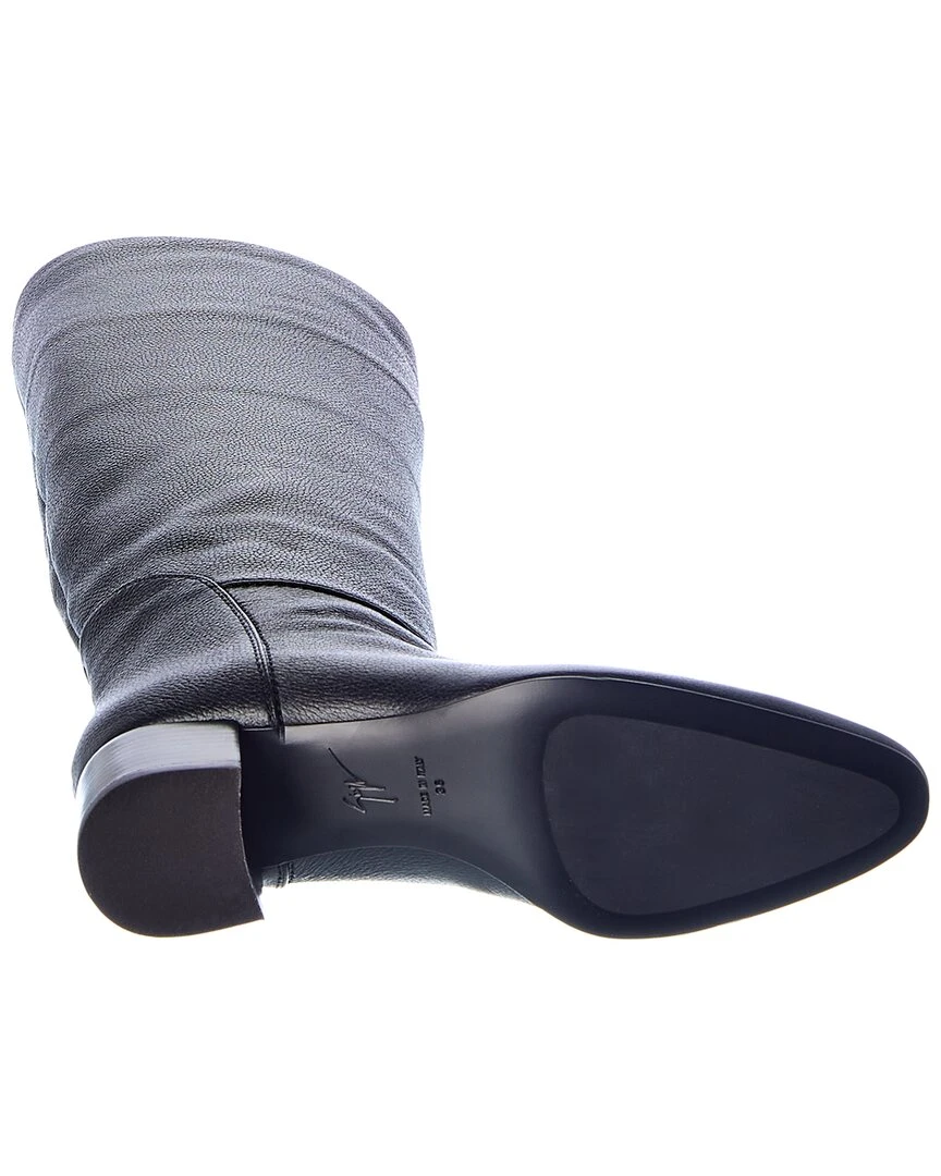 Giuseppe Zanotti Cleilia 45 Leather Over-The-Knee Boot Women Boots 6 Giuseppe Zanotti Cleilia 45 Leather Over-The-Knee Boot Women Boots - Image 4