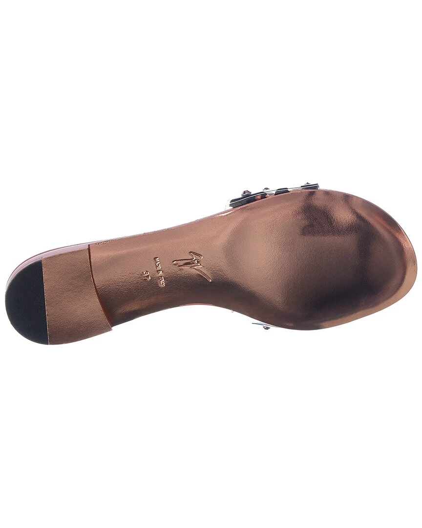 Giuseppe Zanotti Roll 10 Vinyl Sandal Women Flat Sandals 6 Giuseppe Zanotti Roll 10 Vinyl Sandal Women Flat Sandals - Image 4