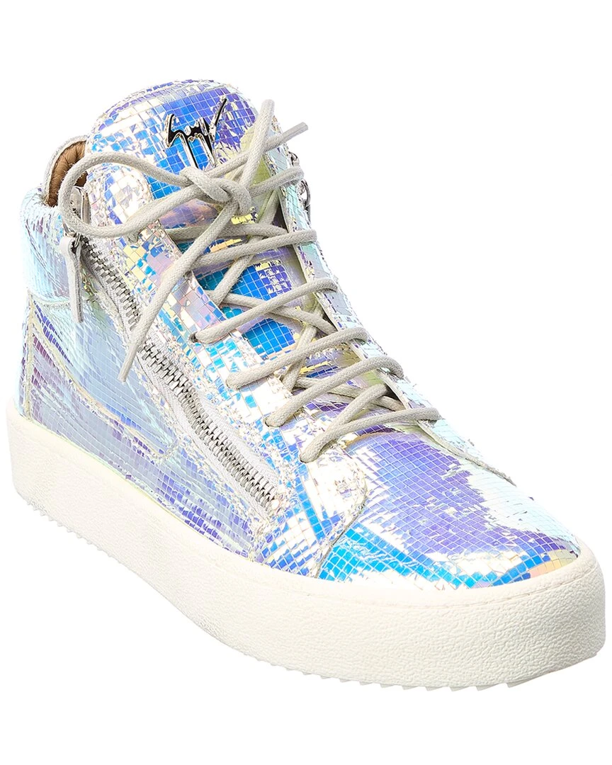 Giuseppe Zanotti May London Leather High-Top Sneaker Women Fashion Sneakers 3 Giuseppe Zanotti May London Leather High-Top Sneaker Women Fashion Sneakers