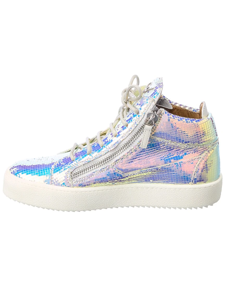 Giuseppe Zanotti May London Leather High-Top Sneaker Women Fashion Sneakers 4 Giuseppe Zanotti May London Leather High-Top Sneaker Women Fashion Sneakers - Image 2