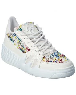 Giuseppe Zanotti Talon Leather & Suede Sneaker Women Fashion Sneakers