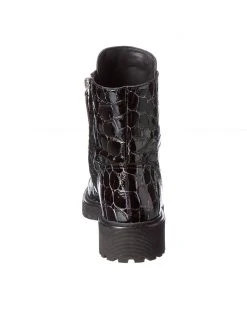 Giuseppe Zanotti Combat 25 Croc-Embossed Leather Boot Women Boots -Giuseppe Zanotti shop 1313300279 RLLZ 3