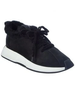 Giuseppe Zanotti Omnia Leather & Shearling Sneaker Women Fashion Sneakers