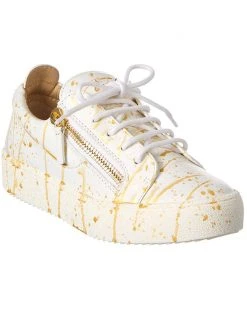 Giuseppe Zanotti May London Leather Sneaker Women Fashion Sneakers