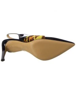 Giuseppe Zanotti Formal 85 Patent & Haircalf Slingback Pump Women Pumps -Giuseppe Zanotti shop 1313415474 RLLZ 4