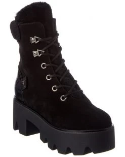 Giuseppe Zanotti Daikiri 20 Suede & Patent Platform Boot Women Boots