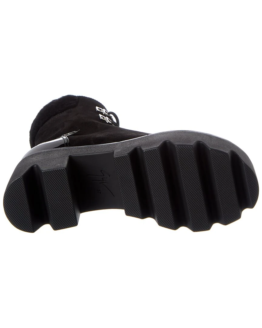 Giuseppe Zanotti Daikiri 20 Suede & Patent Platform Boot Women Boots 6 Giuseppe Zanotti Daikiri 20 Suede & Patent Platform Boot Women Boots - Image 4