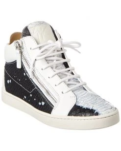 Giuseppe Zanotti Brek Leather High-Top Sneaker Women Fashion Sneakers