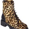 Giuseppe Zanotti Velvet & Patent Combat Boot Women Boots