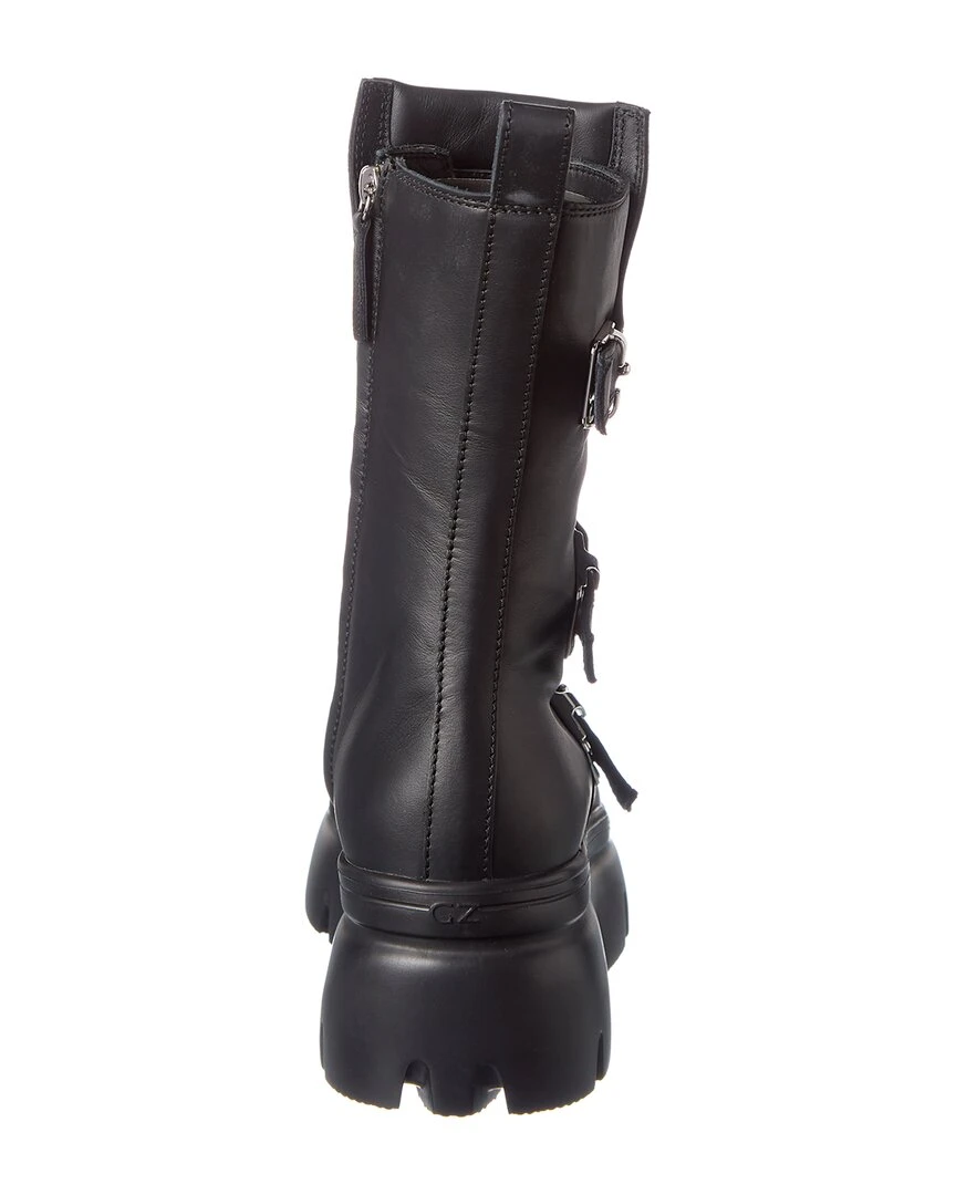 Giuseppe Zanotti Apocalypse 20 Leather Boot Women Boots 4 Giuseppe Zanotti Apocalypse 20 Leather Boot Women Boots - Image 3