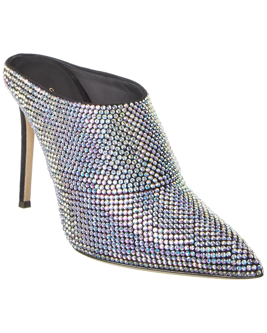 Giuseppe Zanotti Suede Mule Women Slides & Mules 2 Giuseppe Zanotti Suede Mule Women Slides & Mules